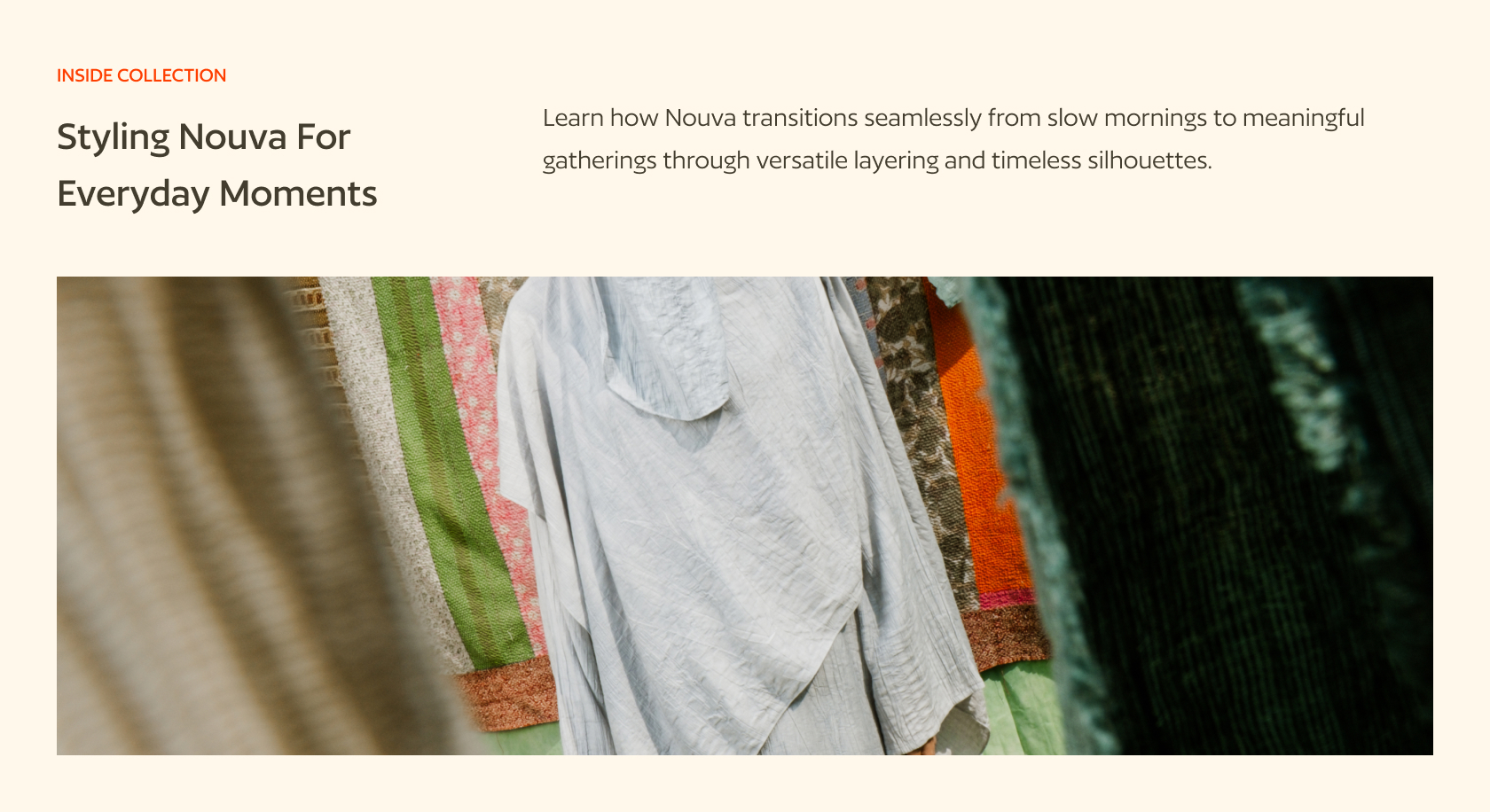Styling Nouva For Everyday Moments